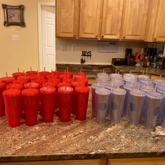 2 NEW Pink Starbucks Holiday Tumbler Cups - Picture 5 of 6